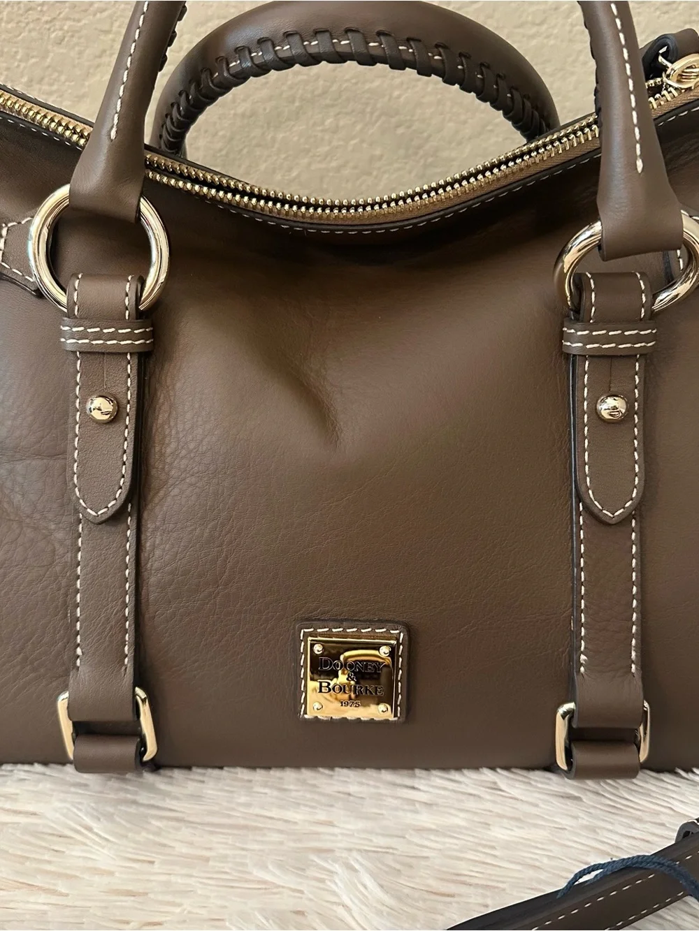 D&B Penrose Satchel in Coffee